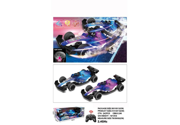 Remote Control Car, F1 Equation Light And Sound With Try Me (Color may vary)