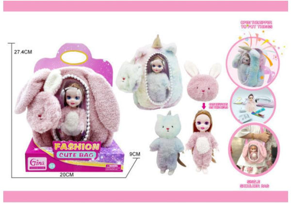 Plush Doll Bag 6 Inch
