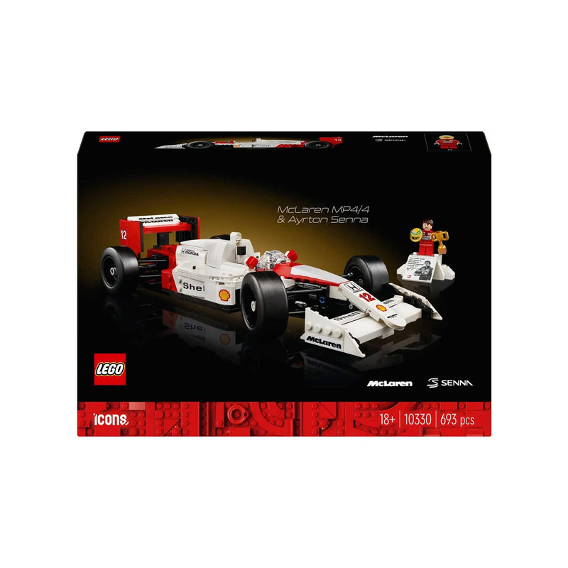 Lego Icons McLaren MP4/4 and Ayrton Senna Set 10330