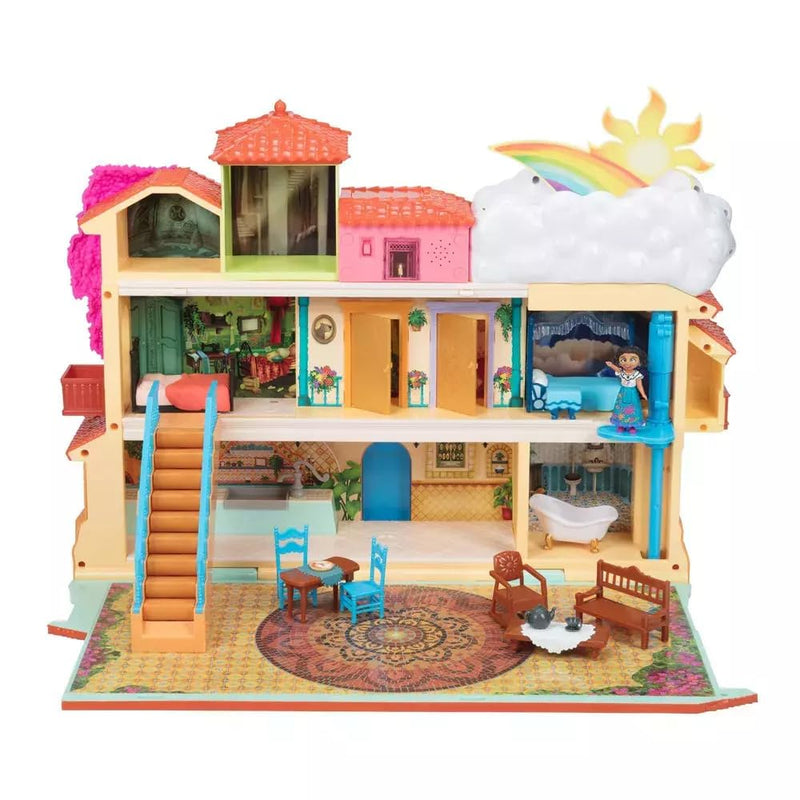 Disney Encanto Magical Madrigal House Playset with Mirabel Doll & 14 Accessories - Features Lights, Sounds & Music!