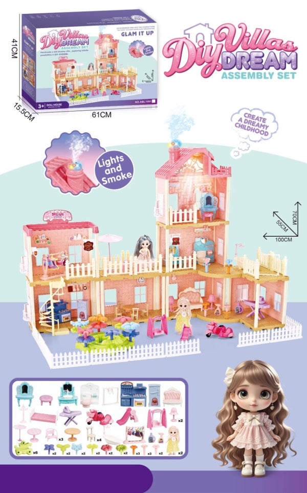 Doll House activity toy Villa Castle Princess