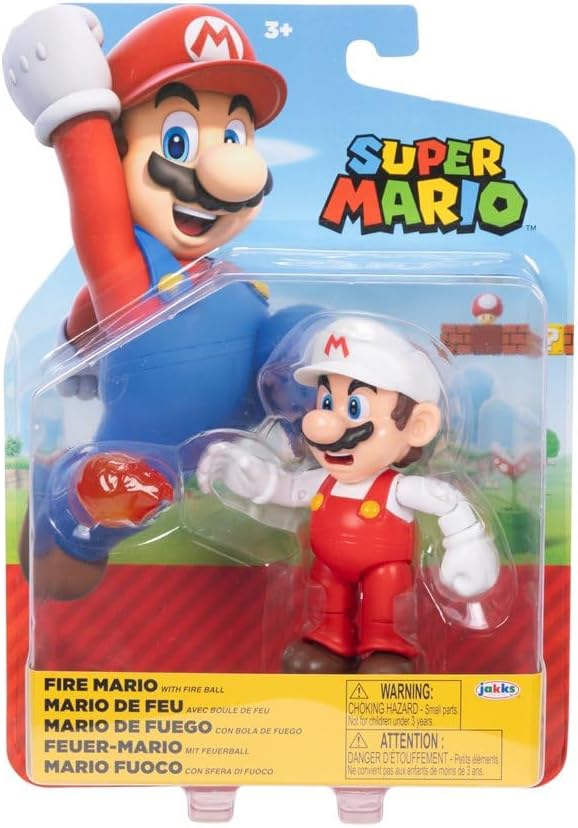 Super Mario 4" Action Figures