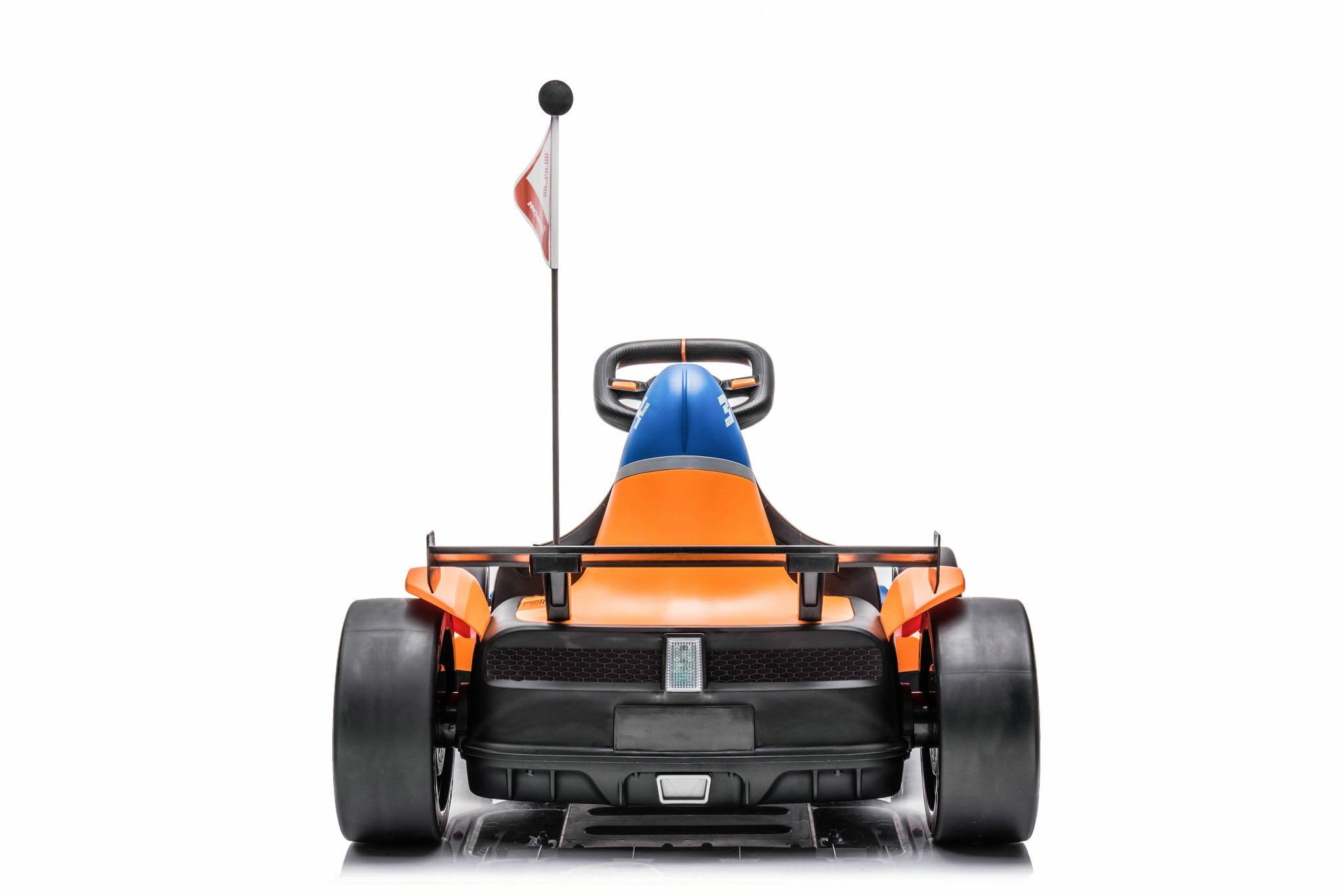 Best Ride On Cars Officially Licensed McLaren GoKart 24V for Ages 6 and Up - Electric Go Kart with Steering Wheel, Versatile Driving Modes, User-Friendly Controls, Black/Orange, Large