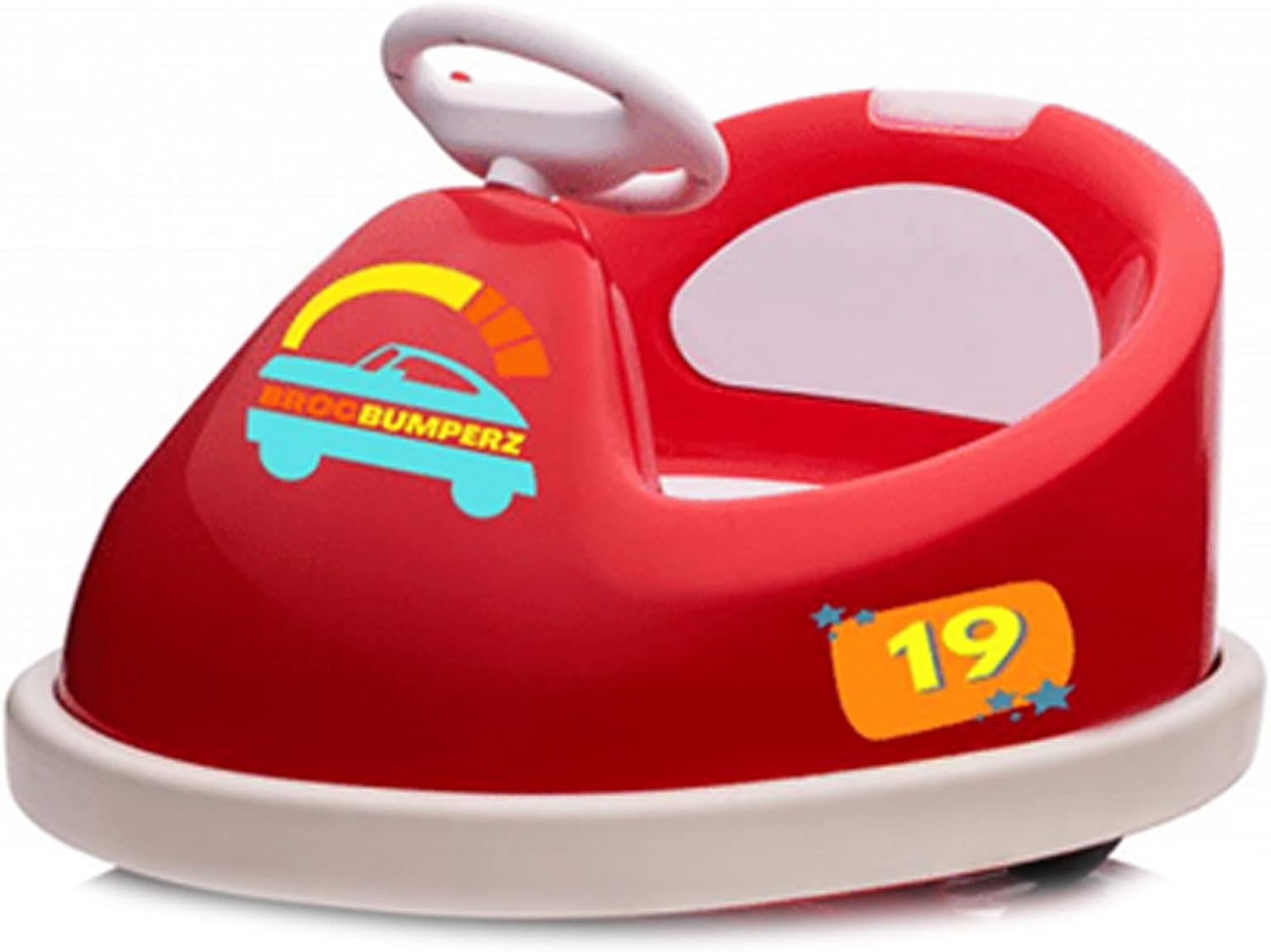 Best Ride On Cars 6 Volt Bumperz Kids Electric Battery Powered Ride On Bumper Car Vehicle with Power Indicator, Anti Collision Bar, and Music