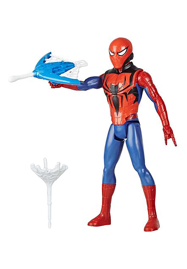 Marvel Spider-Man Titan Hero Series Blast Gear Action Figure Toy with Blaster, 2 Projectiles and 3 Armor Accessories