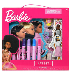 Barbie Art Set in Box - Complete Creative Kit for Young Artists