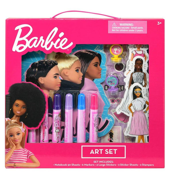 Barbie Art Set in Box - Complete Creative Kit for Young Artists