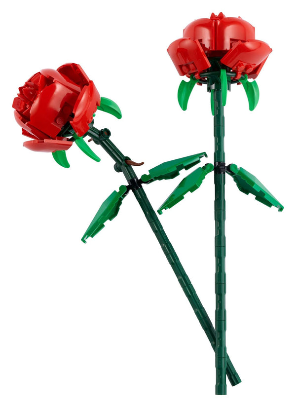 LEGO Roses - Building Toy for Kids, Girls & Boys, Ages 8+ - Artificial, Fake Roses for Home Decor & Display - Stocking Stuffer and Gift Idea for Christmas - 40460