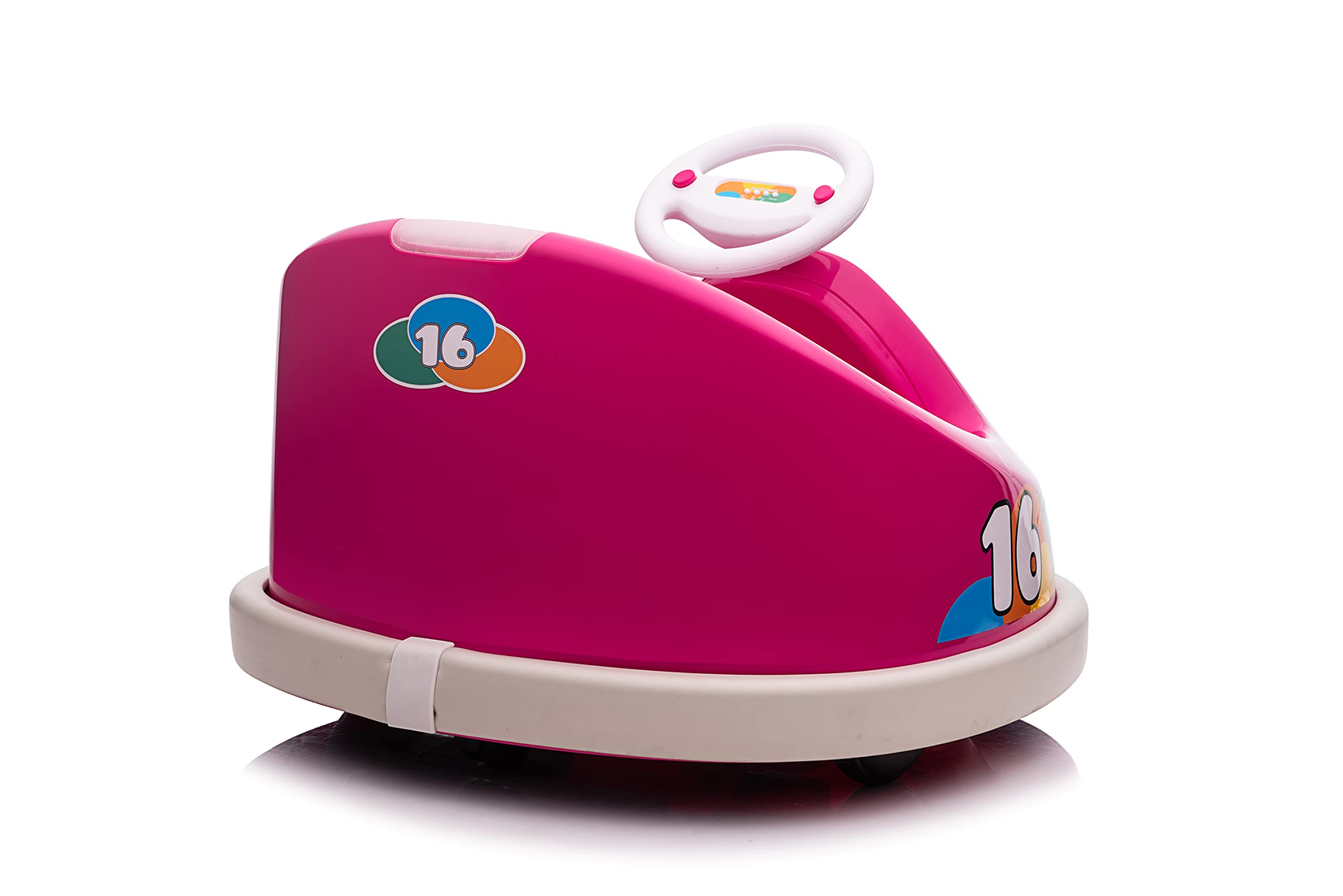 Best Ride On Cars 6 Volt Bumperz Kids Electric Battery Powered Ride On Bumper Car Vehicle with Power Indicator, Anti Collision Bar, and Music