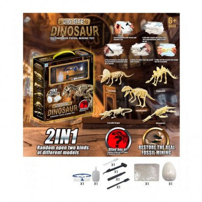 Dinosaur Fossil Mining Toy Excavation Kit