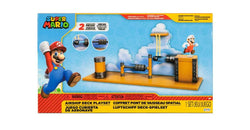 World of Nintendo Super Mario Airship Deck Playset (Includes 2.5 Fire Mario Figure)
