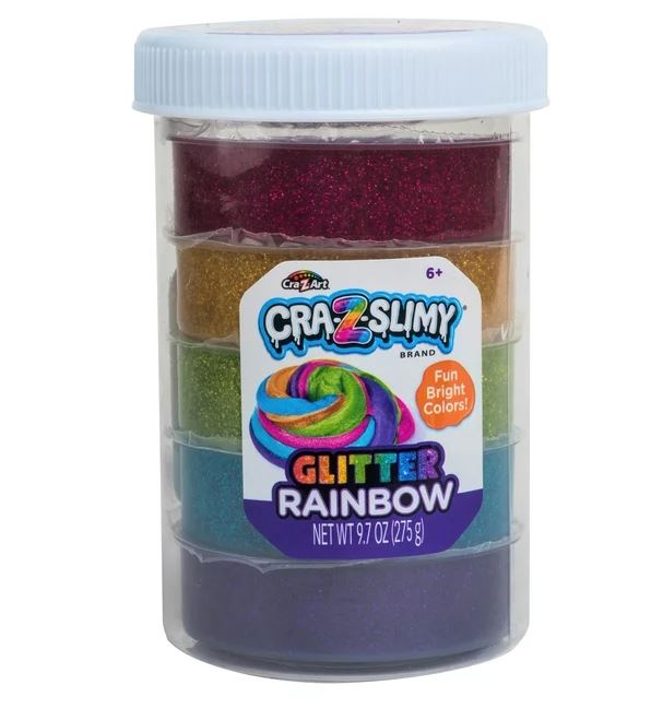 Ruby Clear Glitter Slime - Retro Slime Company