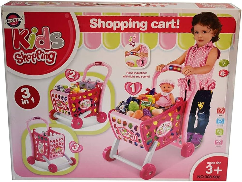 Kids Shopping Cart, 3 in 1