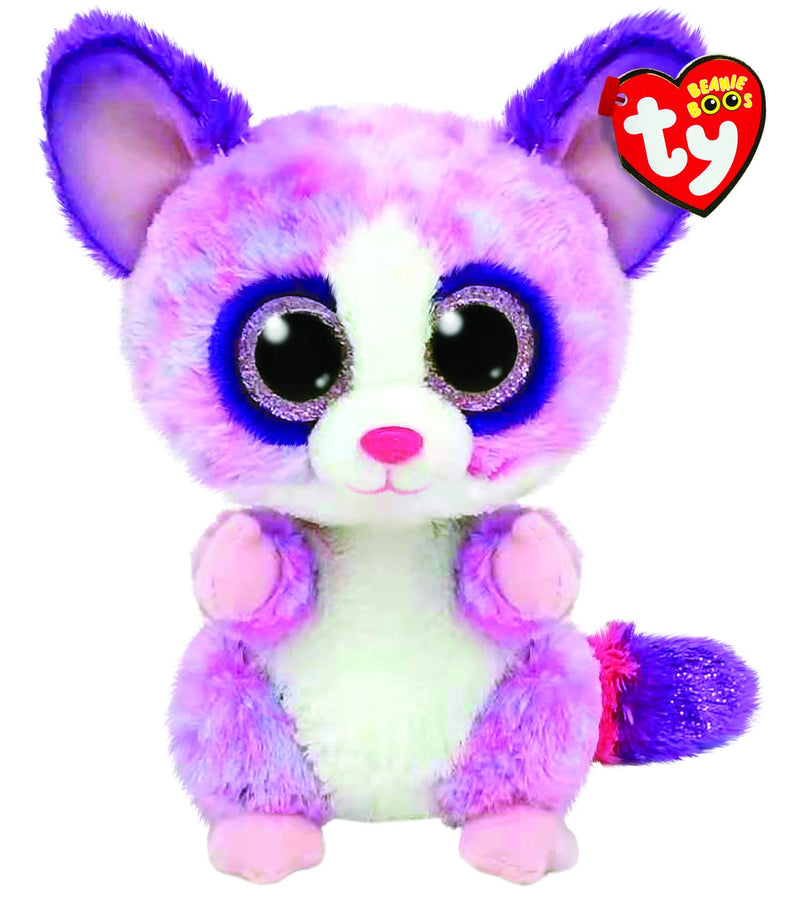 TY Toys Beanie Boo's Collection Pink Bush Baby Becca - 15 CM, Purple