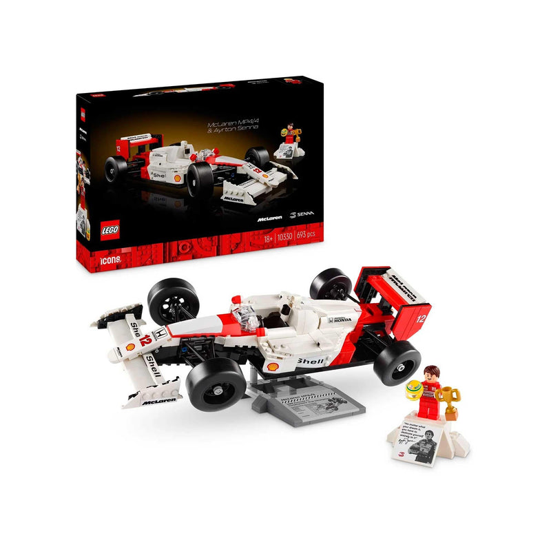 Lego Icons McLaren MP4/4 and Ayrton Senna Set 10330