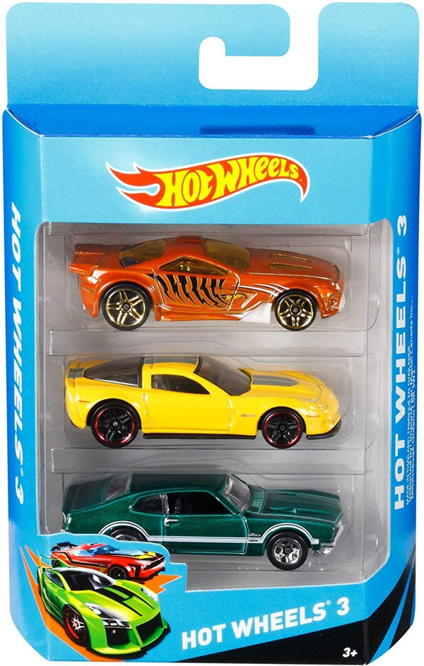 Hot Wheels 3pk,Mattel Toys, Styles May Vary