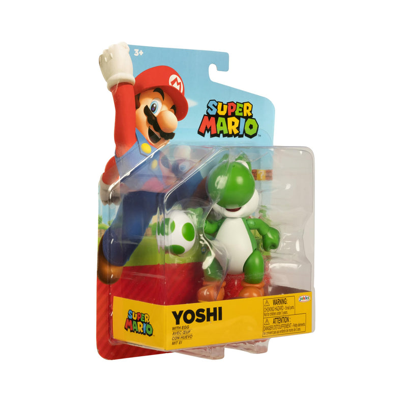 Super Mario 4" Action Figures Green Yoshi with Egg