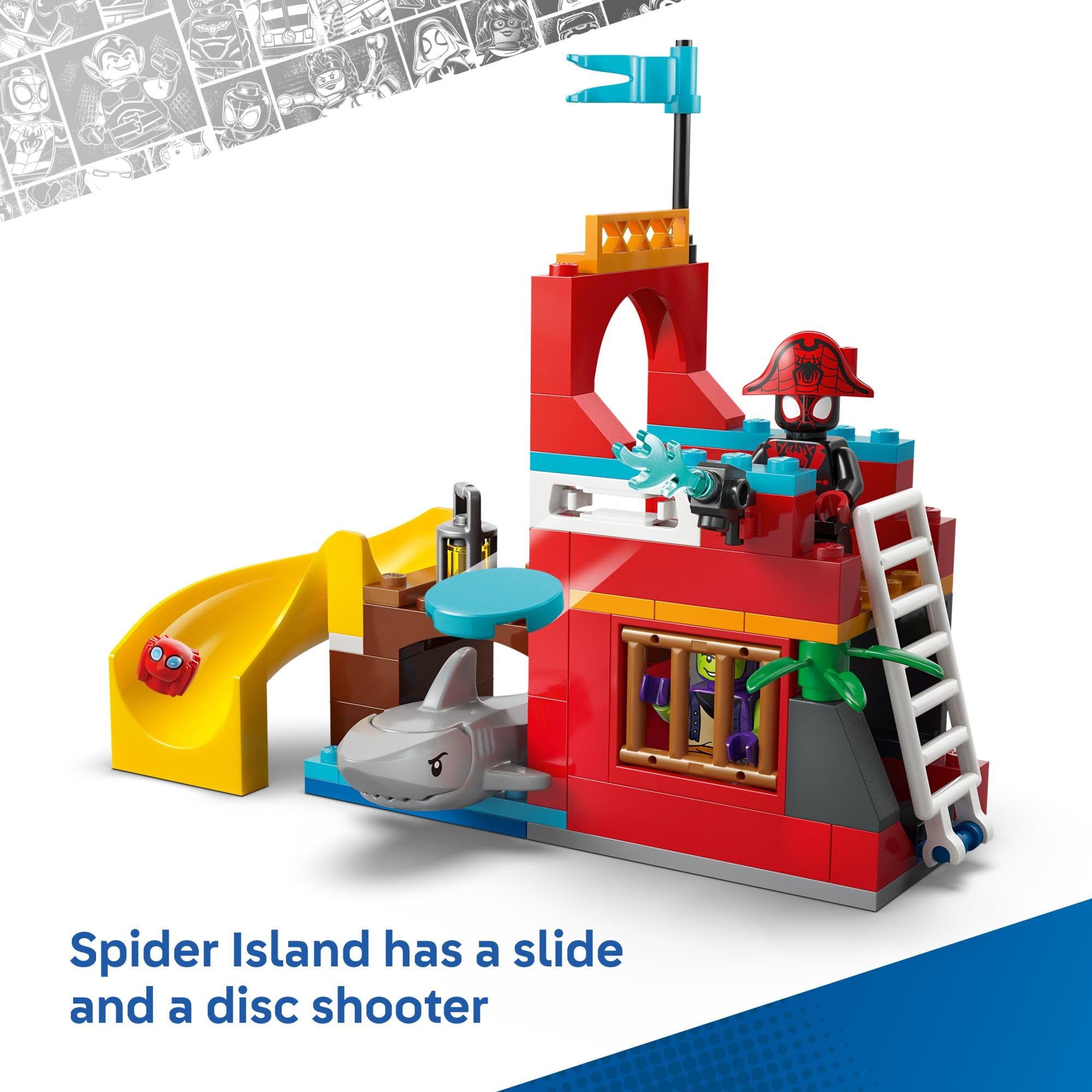 LEGO Marvel Spidey and His Amazing Friends Team Spidey Pirate Ship Building Toy for Kids   11208