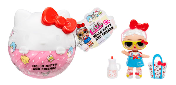 LOL Surprise! Loves Hello Kitty and Friends with 7 Surprises – 8 Limited-Edition Dolls – Great Gift for Kids Ages 4+
