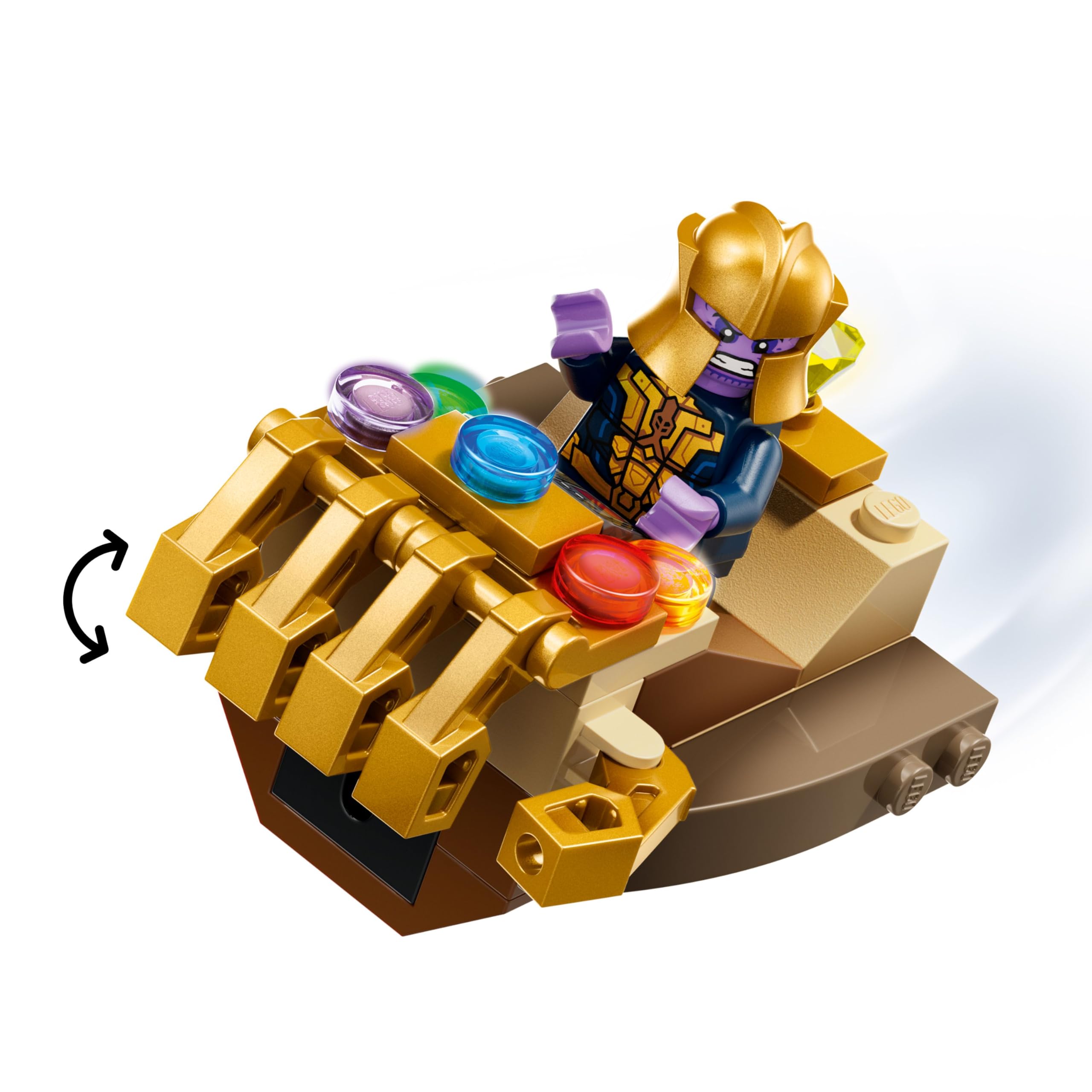 LEGO Marvel Captain America vs. Thanos Building Toy - Pretend Play Set for Boys & Girls, Ages 4+ - Kids Building Blocks W/ 2 Super Hero Toy Minifigures