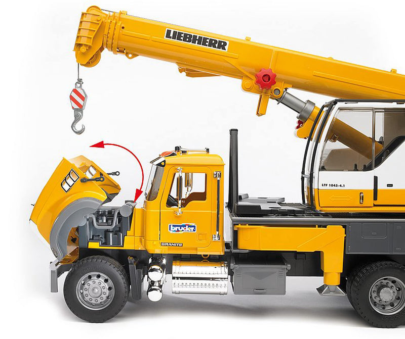 Bruder Mack Granite Liebherr Crane Truck