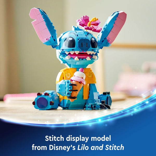 LEGO Disney Stitch Toy Building Kit for Girls & Boys