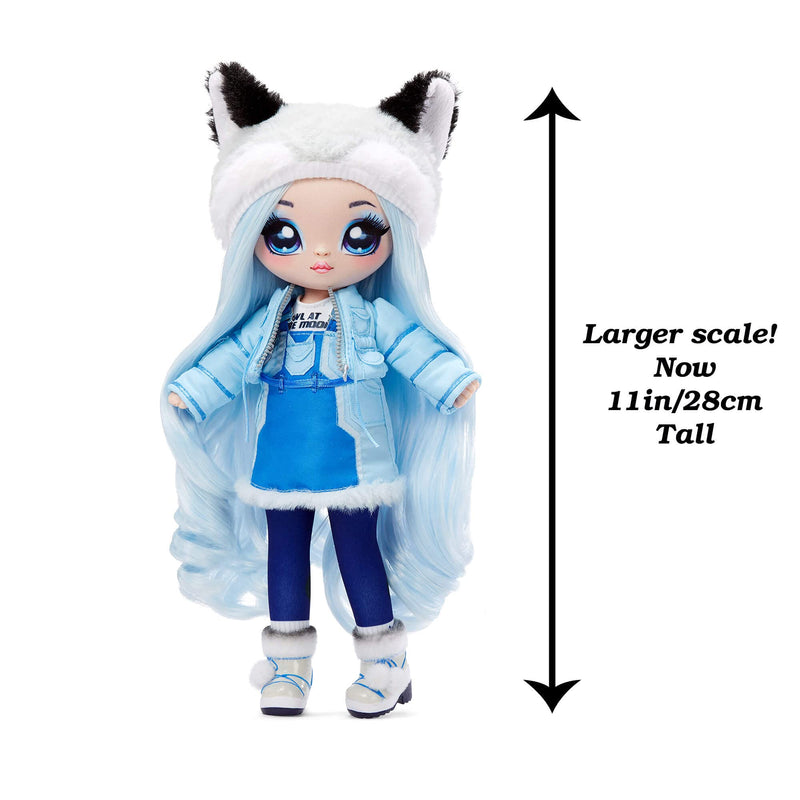 Na! Na! Na! Surprise Teens 11" Fashion Doll Alaska Frost, Soft, Poseable, Blue Hair, Adorable Animal-Inspired Wolf Hat Outfit & Accessories, Gift for Kids, Toy for Girls & Boys Ages 5 6 7 8+ Years