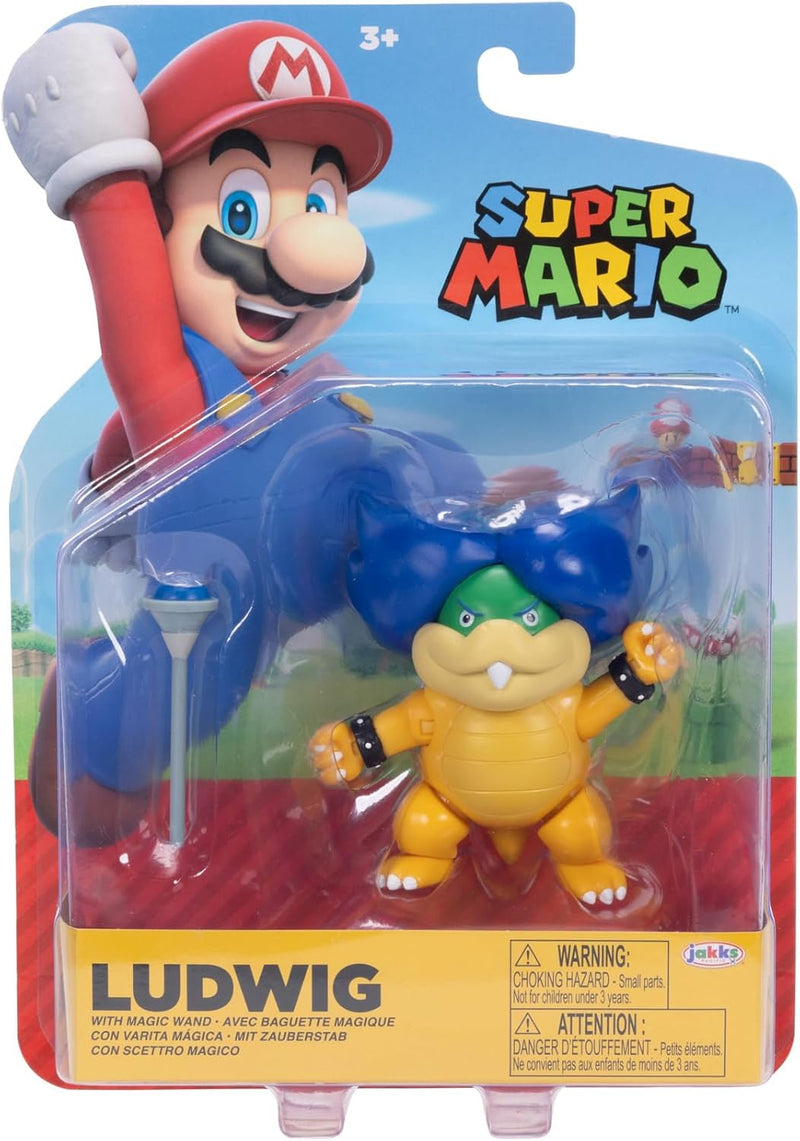 Super Mario 4" Action Figures