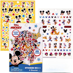 Disney Junior Mickey Mouse Sticker Book - 4 Sheets, Includes Puffy Stickers