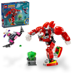 LEGO Sonic The Hedgehog Knuckles’ Guardian Mech Building Toy Set, Sonic Toy for Kids, Video Game Inspired Knuckles Action Figure with Master Emerald, Gaming Gift for 8 Year Old Boys and Girls, 76996