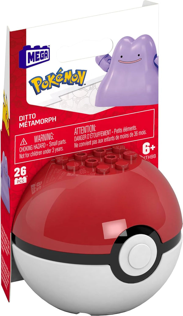 MEGA Pokémon Construction Toy Pokémon Evergreen Pikachu Ball for Kids Ages 6 and Up