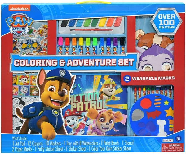 Paw Patrol Color & Activity Set - 100+ Pieces