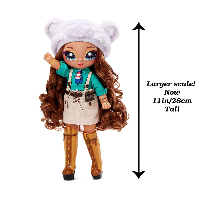 Na Na Na Surprise Teens 11" Fashion Doll Amelia Outback, Soft, Poseable, Brown Hair, Adorable Animal-inspired Koala Hat Outfit & Accessories, Gift for Kids