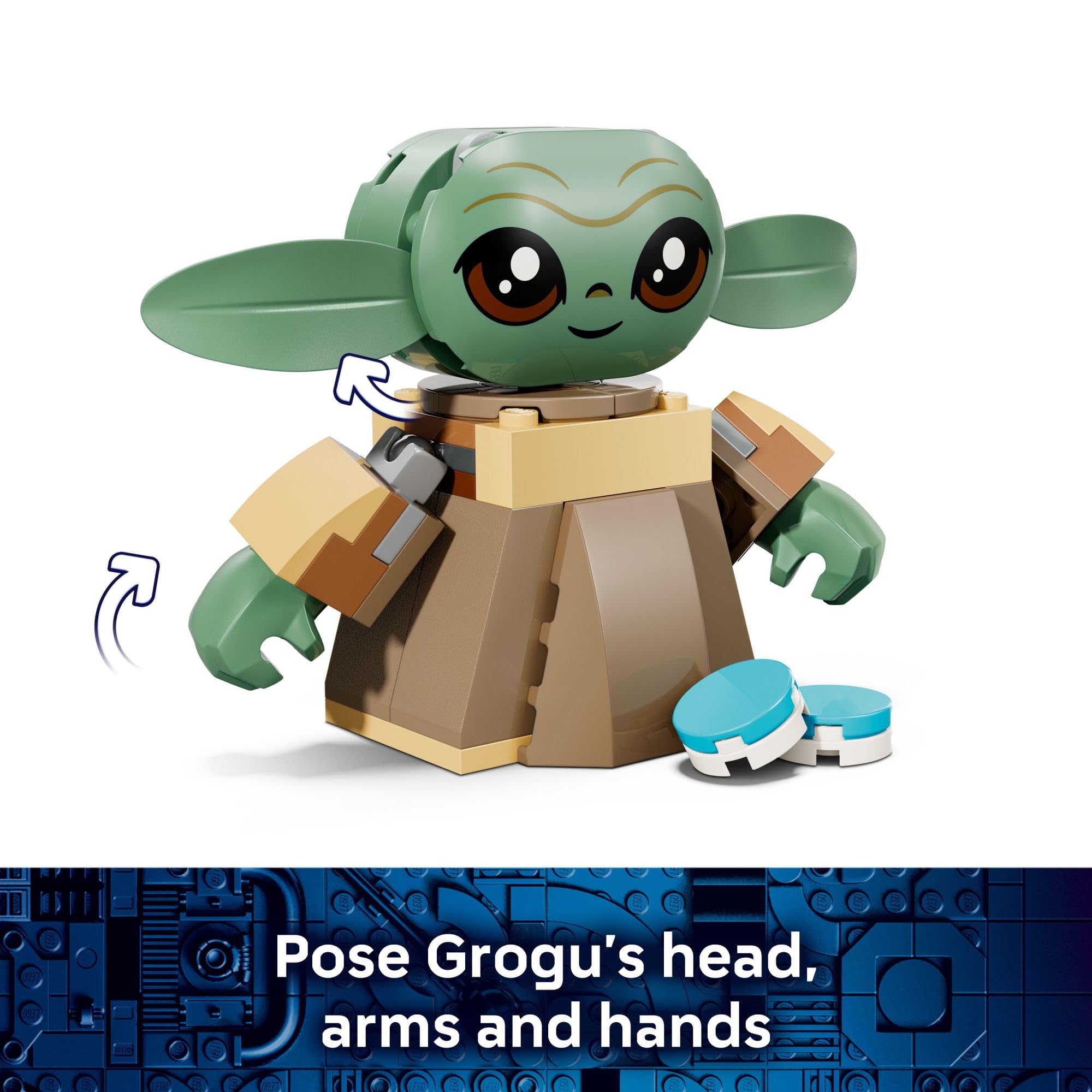 LEGO Star Wars Grogu’s Homestead Building Toy for Boys & Girls 75443