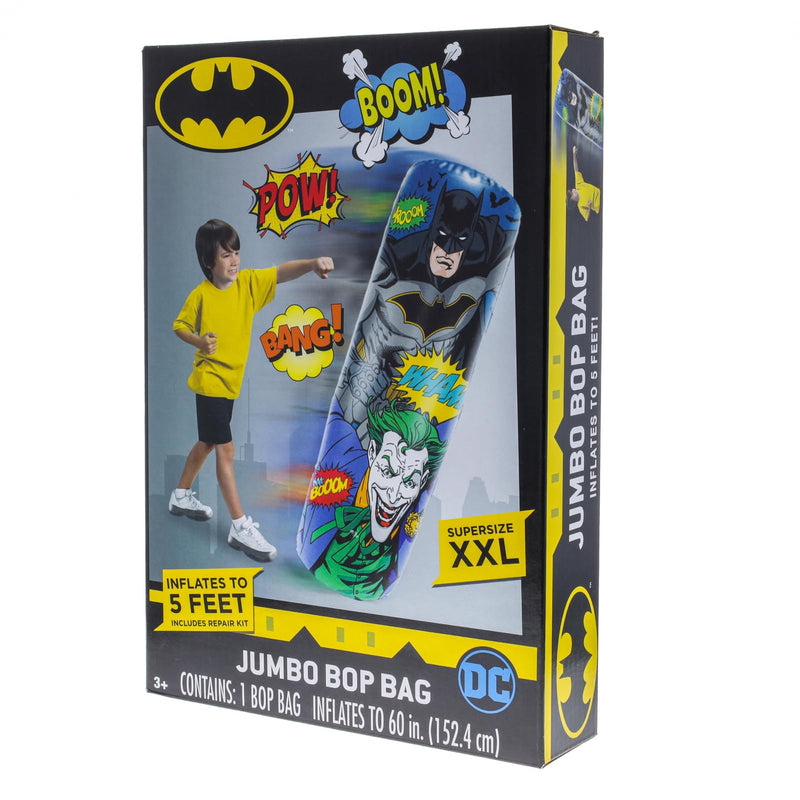 Batman Jumbo Bop Bag Kids Super Size Punching Bag 5ft Tall Boys Age 3 and Up