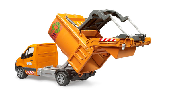 Bruder MB Sprinter Garbage Service w Garbage cans