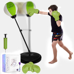 Punching Bag for Kids - Incl Boxing Ball with Stand Boxing Training Gloves & Hand Pump Adjustable Kids Punching Bag, GRET Gift 3-10 Years Boys & Girls ...