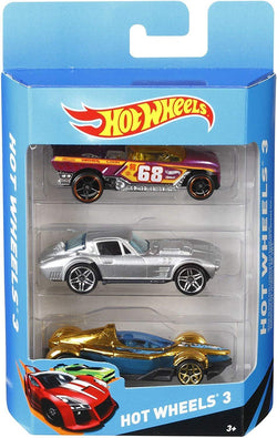Hot Wheels 3pk,Mattel Toys, Styles May Vary