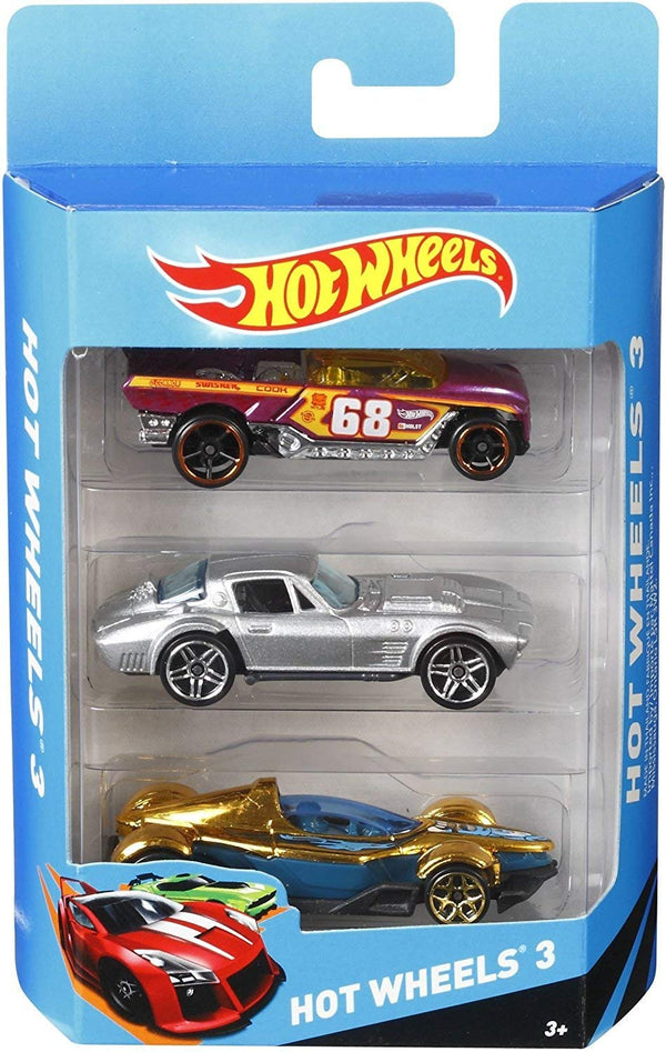 Hot Wheels 3pk,Mattel Toys, Styles May Vary