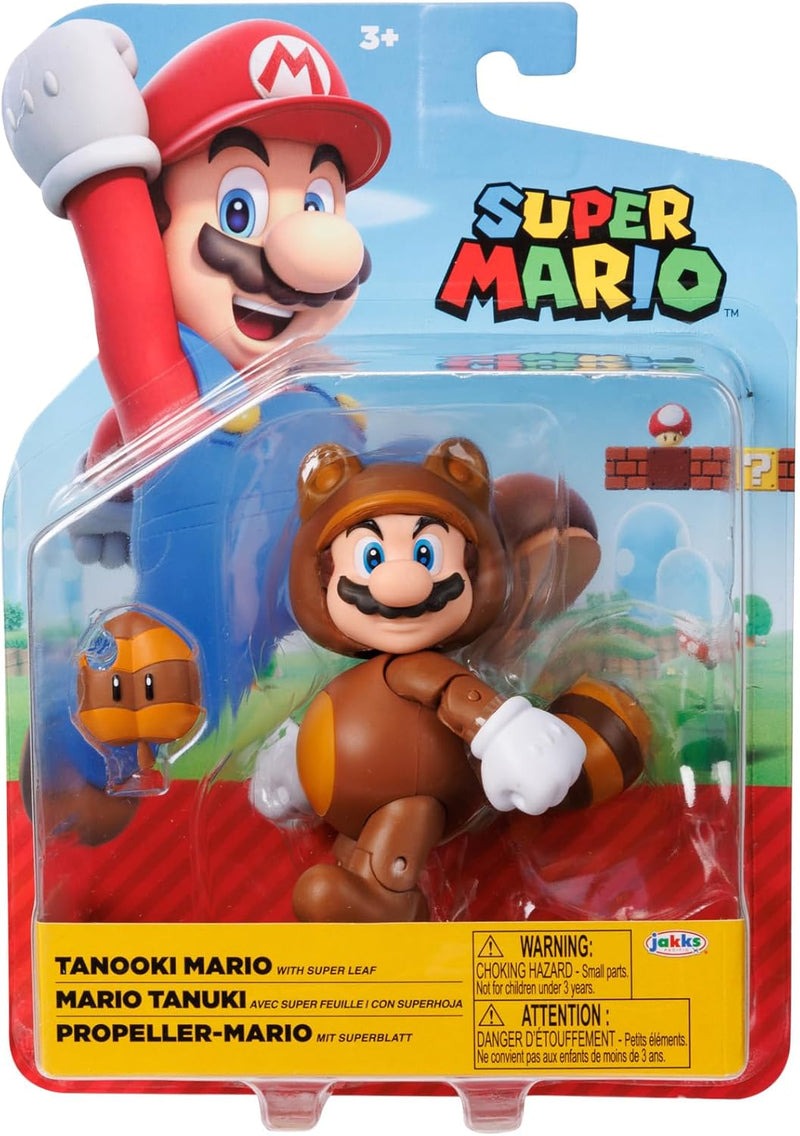 Super Mario 4" Action Figures
