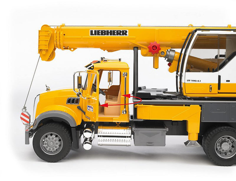 Bruder Mack Granite Liebherr Crane Truck