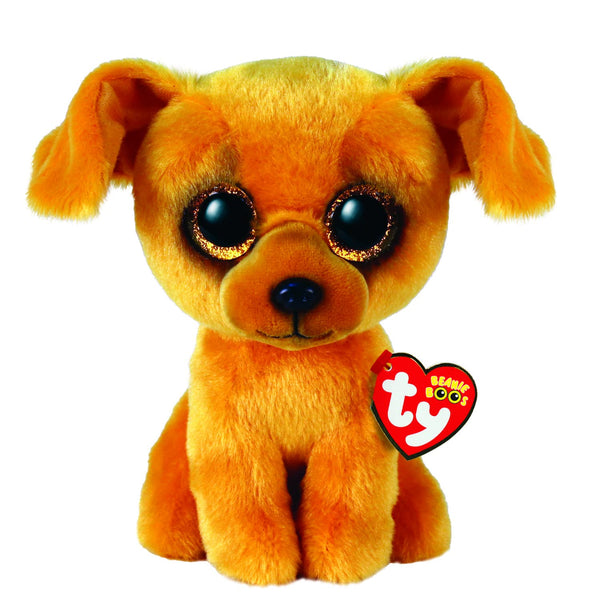 Ty Plush Toys Beanie Boo Light brown Dog Zuzu - 15 CM