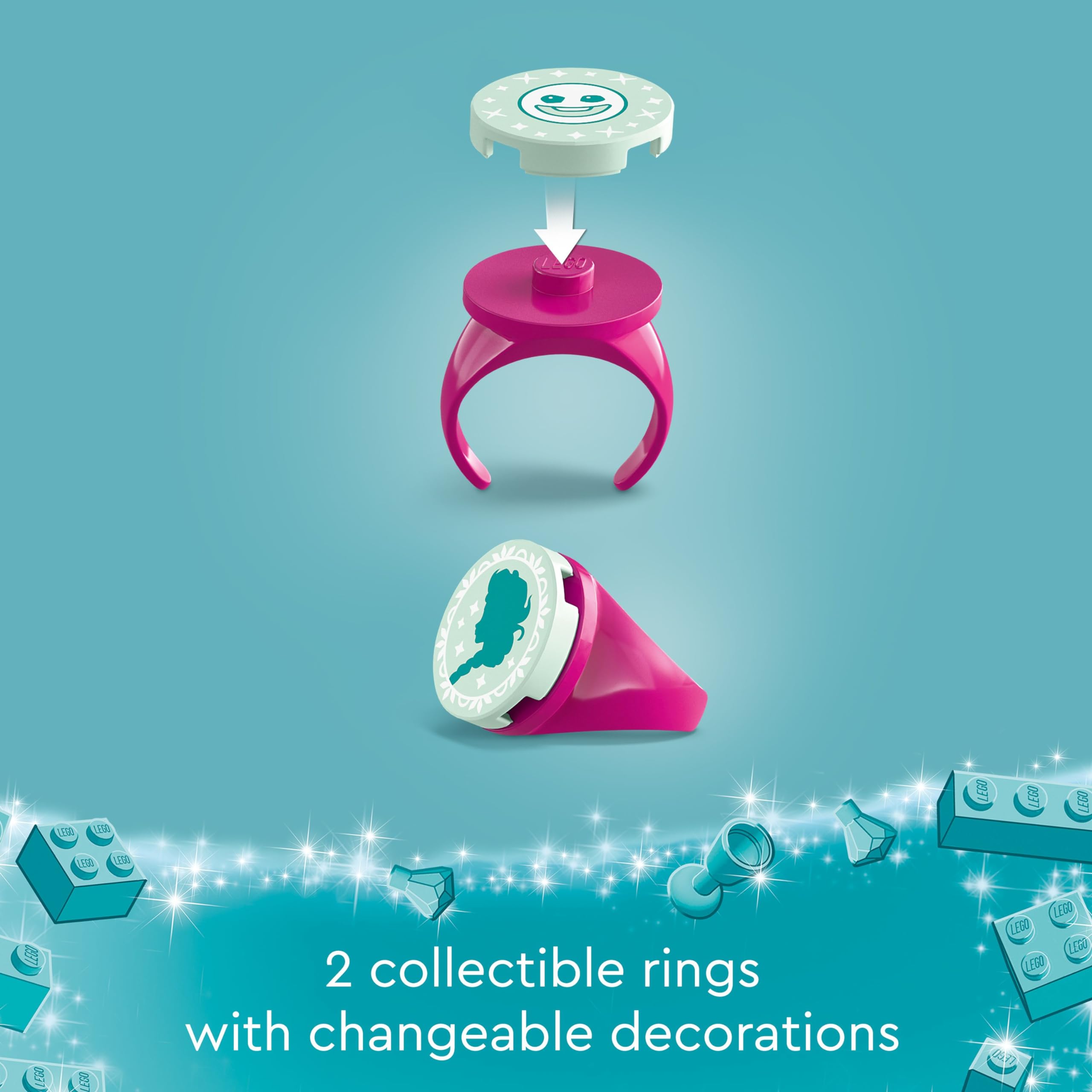 LEGO 43234 Disney Princess Elsas Eisstand, Eismaschine, Mini-Schneemann