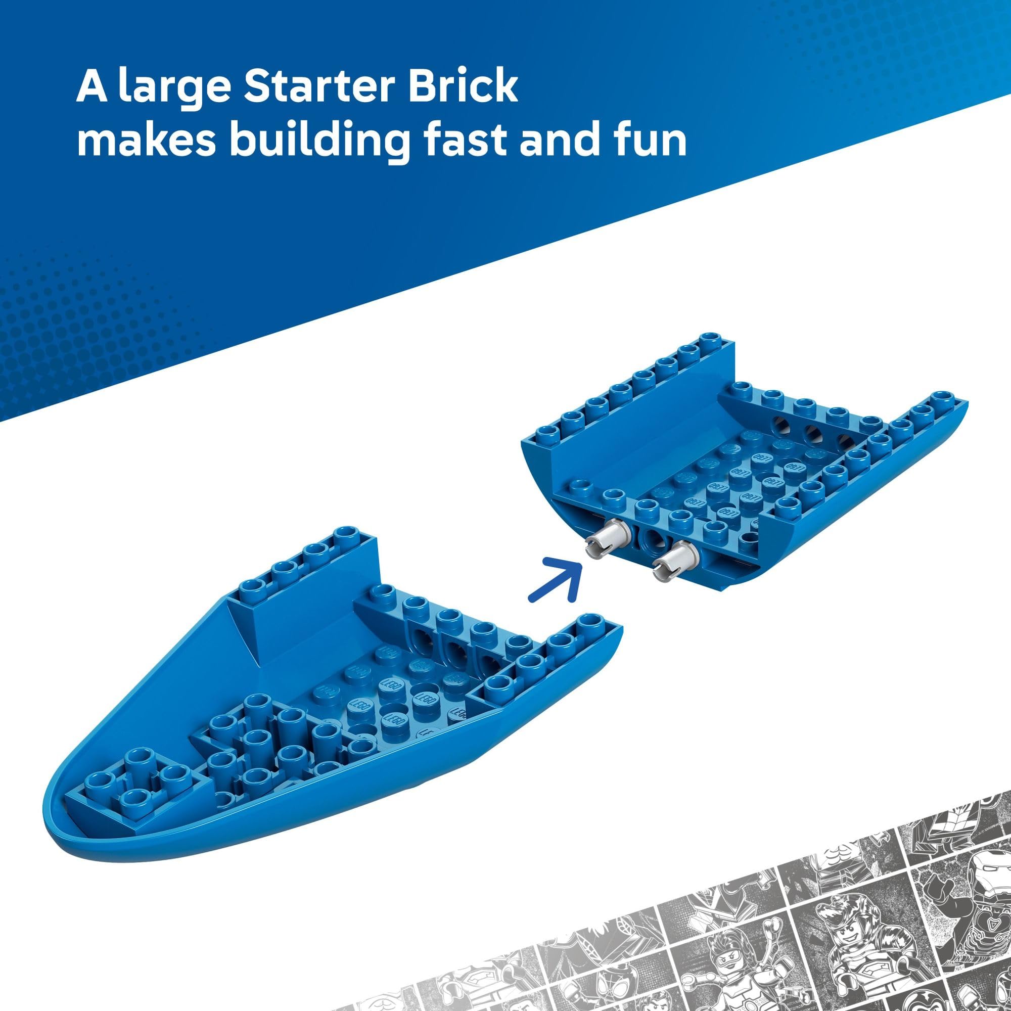 LEGO Marvel Spidey and His Amazing Friends Team Spidey Pirate Ship Building Toy for Kids   11208