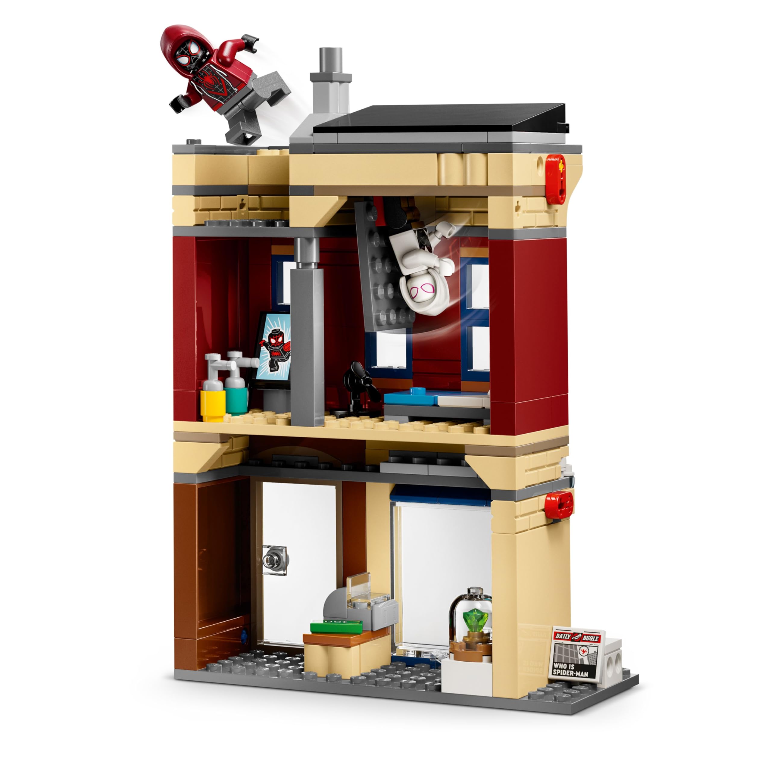 LEGO Marvel Spider-Man vs. Oscorp Building Toy - Pretend Play Set W/8 Toy Minifigures for Boys & Girls, Ages 10+ - Super Hero Building Blocks for Preteens Idea for Birthdays - 76324