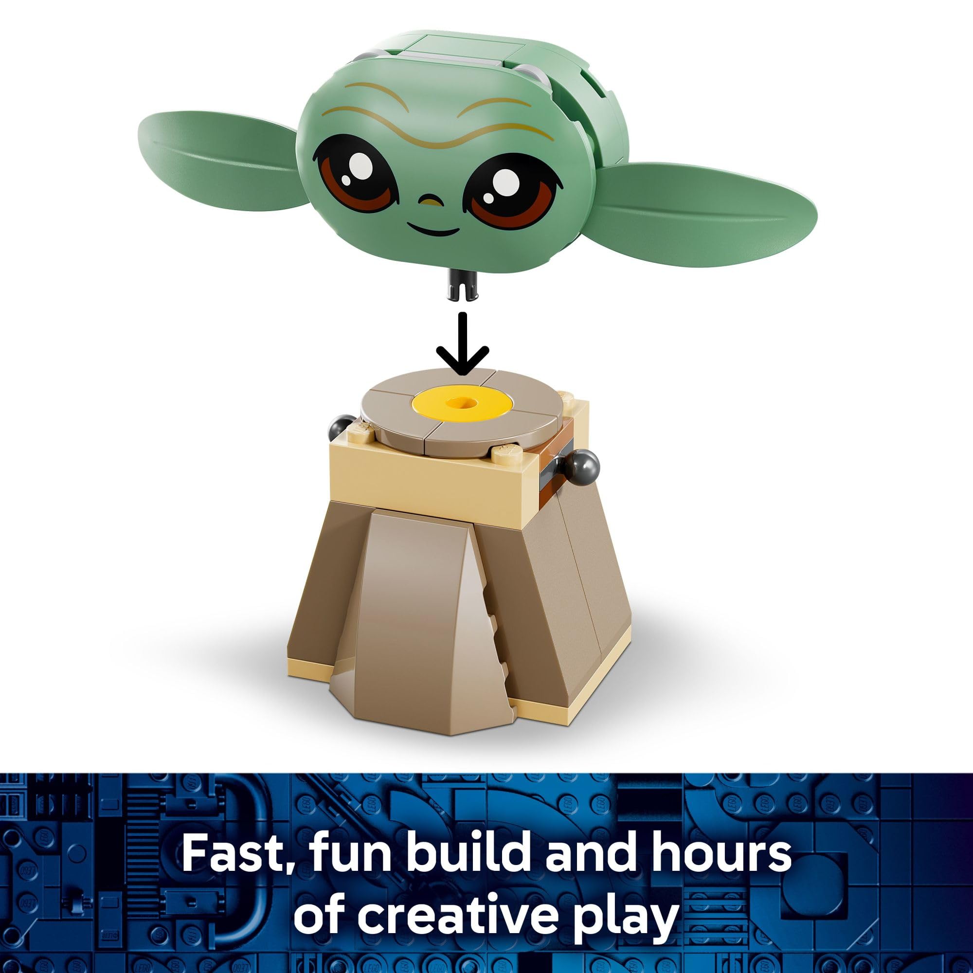 LEGO Star Wars Grogu’s Homestead Building Toy for Boys & Girls 75443