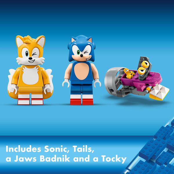 LEGO Sonic The Hedgehog: Tails’ Adventure Boat Interactive Toy Building Set, Video Game Toy with Sonic Characters and Water Skis, Gamer Gift for Boys and Girls Ages 8 and Up, 76997