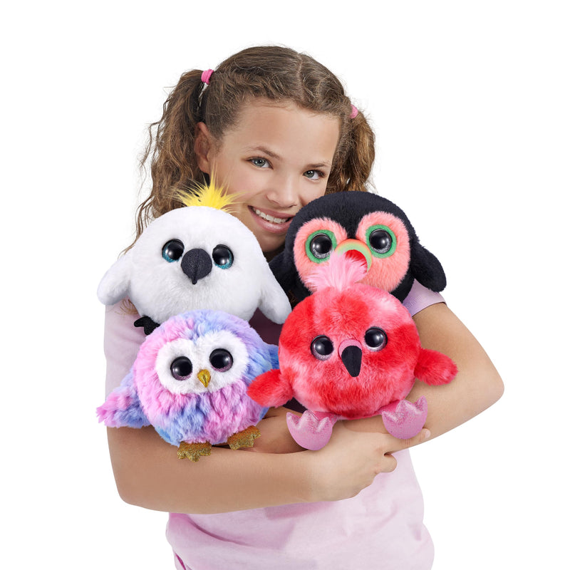 Pets Alive Chirpy Birds (Cuddly) by ZURU, Electronic Pet That Speaks, Surprise Egg, Stickers, Comb, Fluffy Clay, Bird Animal Plush for Girls