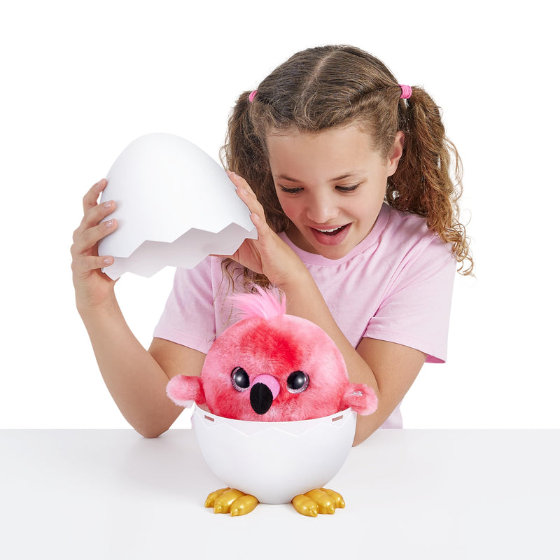 Pets Alive Chirpy Birds (Cuddly) by ZURU, Electronic Pet That Speaks, Surprise Egg, Stickers, Comb, Fluffy Clay, Bird Animal Plush for Girls