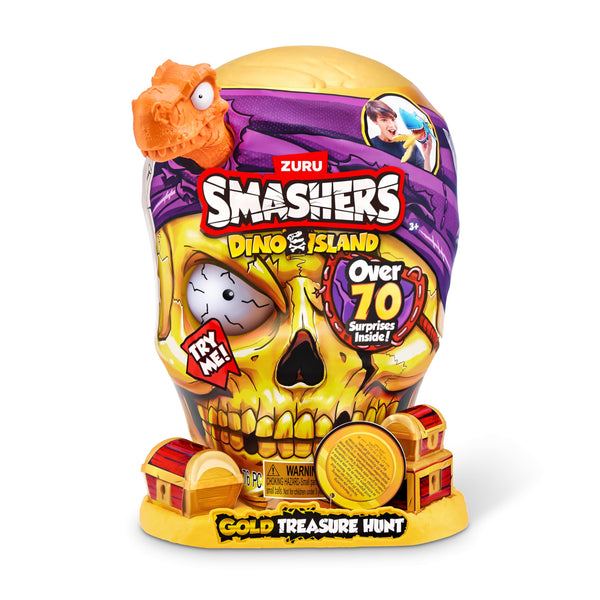 Zuru Smashers Dinosaur Dino Island Gold 70 Surprises